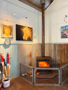 Blazing Fire at Porongurup Hall Bazaar