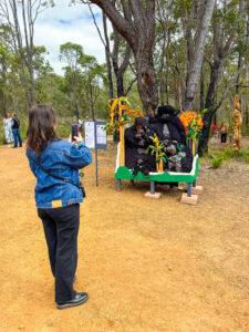 Interacting with Jane Forwards Porongurup Primate Portrait- 2025 Art in the Porongurup