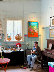 Musician in Porongurup Hall Bazaar